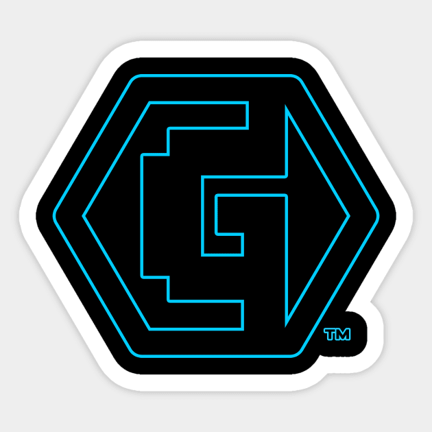 The Geekery View - Icon Outline Sticker by spiderman1962